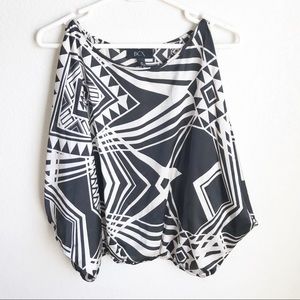 BCX Split Arm Top with Aztec Design